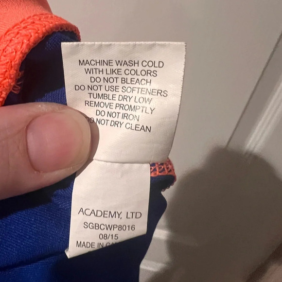 BCB size small blue and coral leggings. - Picture 8 of 8